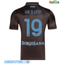 Camisa de time de futebol SSC Napoli Rasmus Hojlund #19 Replicas 3º Equipamento 2025-26 Manga Curta